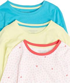 img 2 attached to 👚 Amazon Essentials 3-Pack Sleeve Cotton Girls' Clothing: Tops, Tees & Blouses