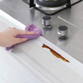 img 2 attached to Premium White Adhesive Sealing Countertop for Bathrooms - 4Pack