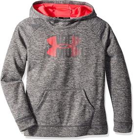 img 2 attached to Стильная и уютная: исследуйте коллекцию девичьей одежды Under Armour Fleece Printed Midnight.