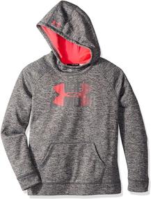 img 1 attached to Стильная и уютная: исследуйте коллекцию девичьей одежды Under Armour Fleece Printed Midnight.