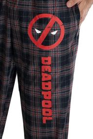 img 2 attached to Marvel Deadpool Lounge Pajama XXX Large – Ultimate Comfort for Superhero Fans!