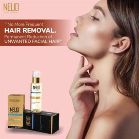 img 3 attached to 💆 NEUD Natural Hair Inhibitor: Permanent Reduction Solution for Unwanted Body & Facial Hair in Men & Women - Pack of 1