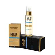 💆 neud natural hair inhibitor: permanent reduction solution for unwanted body & facial hair in men & women - pack of 1 logo