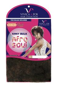 img 1 attached to Vivica A Fox HKBK16-V Наращивание натуральных волос Afro Curl Kinky Bulk Extension, 280, 5.8 унций