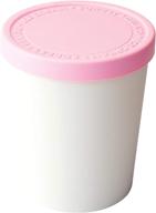 🍦 tovolo sweet treat ice cream tub - pink: tight-fitting & stack-friendly storage solution логотип