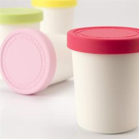 img 1 attached to 🍦 Tovolo Sweet Treat Ice Cream Tub - Pink: Tight-Fitting & Stack-Friendly Storage Solution