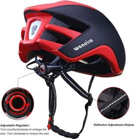 img 1 attached to WONEIRA Bike Helmet: Enhanced Safety with Detachable Magnetic Goggles and Rear Light