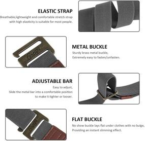 img 1 attached to 👗 Women's Adjustable Invisible Elastic Stretch Buckle Accessories