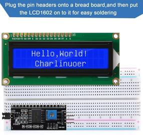 img 3 attached to ✨ Weewooday 8-Piece IIC/I2C/TWI LCD Serial Interface Adapter and LCD Module Display Backlight Set - Arduino R3 MEGA2560 Compatible (LCD 1602 16x2, Blue)