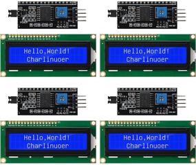 img 4 attached to ✨ Weewooday 8-Piece IIC/I2C/TWI LCD Serial Interface Adapter and LCD Module Display Backlight Set - Arduino R3 MEGA2560 Compatible (LCD 1602 16x2, Blue)