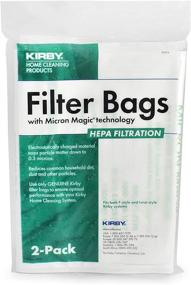 img 4 attached to 🧹 Kirby 205814 Micron Magic HEPA Filter Plus Bags (2 Pack, Varies in Packaging)