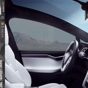 img 4 attached to 🌞 MotoShield Pro Премиум Профессиональная Керамическая Пленка для тонирования окон на автомобиль: максимальная защита от инфракрасного тепла и УФ-лучей - 35% светопропускание (20” x 10’ футовый рулон)