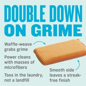 img 1 attached to 🪟 E-Cloth Window Dynamo - Advanced Microfiber Cloth for Long-lasting Window & Glass Cleaning - 300 Wash Guarantee - 1 Pack