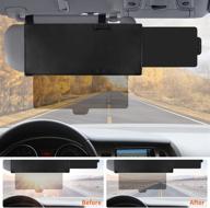 🌞 car sun visor: enhanced protection from glare, snow blindness, and uv rays - universal for cars, suvs, driver and passenger side logo