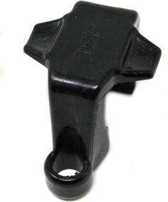 img 2 attached to 🚤 Enhance Your Pontoon Boat's Safety with JSP Manufacturing Black Plastic Square Rail Fender Adjuster Hanger Clip