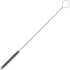 img 4 attached to 💆 Effective Hair Gripping Brush: Redecker Nylon, 11 inches, Wire Handle, Removes Hair from Sinks and Drains, German-Made