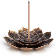 🌸 brass lotus censer: elegant incense holder for aromatic home fragrance логотип