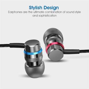 img 2 attached to 🎧 Наушники 🎧 Oriver High-Resolution In-Ear с микрофоном и регулировкой громкости - Совместимы с iPhone, Android, iPod и всеми устройствами с разъемом 3.5 мм.