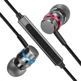 img 4 attached to 🎧 Наушники 🎧 Oriver High-Resolution In-Ear с микрофоном и регулировкой громкости - Совместимы с iPhone, Android, iPod и всеми устройствами с разъемом 3.5 мм.