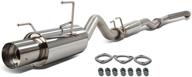 🚀 high-performance dna motoring cbe-arsx-ns stainless steel catback exhaust system - unleash your vehicle's potential! logo