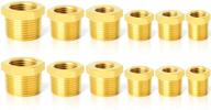 gasher 12pcs brass bushing fitting logo