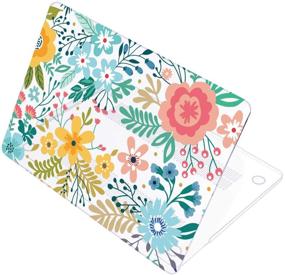 img 1 attached to 🌸 May Chen Hard Shell Case Screen Protector Keyboard Cover for MacBook Pro 13" A1706/A1708/A1989/A2159 - 2019/2018/2017/2016 Release (Garden Flowers)