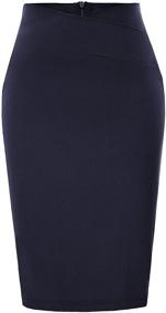 img 4 attached to 👗 GRACE KARIN CL937 1: Women's Hips Wrapped Bodycon Skirt for Fashionable Clothing