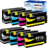 🖨️ lxtek compatible ink cartridge set for hp officejet pro 8600 8610 8620 8630 8100 8625 8615 276dw - 8 pack (2 black, 2 cyan, 2 magenta, 2 yellow) logo