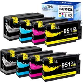 img 4 attached to 🖨️ LxTek Compatible Ink Cartridge Set for HP OfficeJet PRO 8600 8610 8620 8630 8100 8625 8615 276dw - 8 Pack (2 Black, 2 Cyan, 2 Magenta, 2 Yellow)