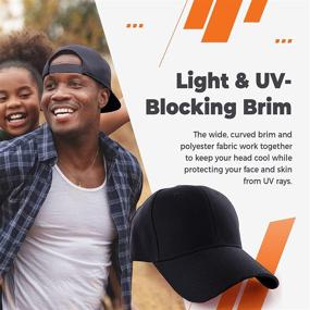 img 2 attached to Kangora Plain Baseball Cap: Adjustable Unisex 🧢 Hat for Outdoor Sports - 20+ Colors Available