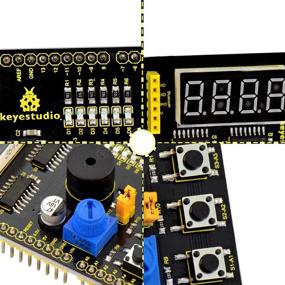 img 3 attached to KEYESTUDIO Multi-Purpose Shield V2: 4-Digit LED Display, Buttons & Buzzer for Arduino Mega Microcontroller, Electronic Programming Project