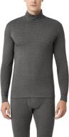 👕 lapasa men's heatgen long sleeve shirt - cold weather heat generating baselayer - crew & turtle neck thermal top (m84/m104) logo