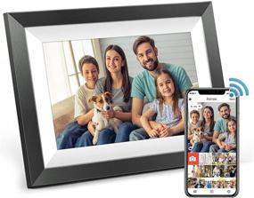 img 4 attached to 📸 WiFi Digital Picture Frame, MARVUE 10.1 inch Digital Photo Frame with 1280x800 IPS Touch Screen HD Display, 16GB Storage, Auto-Rotate, Easy Photo/Video Sharing via Frameo App & Cloud Access