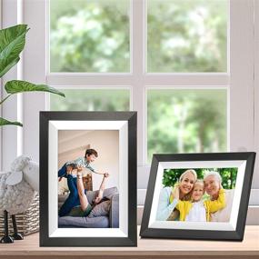 img 3 attached to 📸 WiFi Digital Picture Frame, MARVUE 10.1 inch Digital Photo Frame with 1280x800 IPS Touch Screen HD Display, 16GB Storage, Auto-Rotate, Easy Photo/Video Sharing via Frameo App & Cloud Access