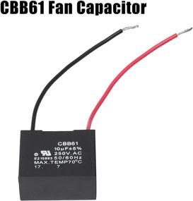 img 3 attached to 🔌 Wadoy CBB61 10uf Fan Capacitor - 2 Wire, 2 Pack - 250V Ceiling Fan Capacitor