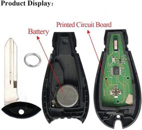 img 3 attached to 🔑 7-кнопочная замена автомобильного телеключа Key Fob для Chrysler Town & Country, Dodge Grand Caravan | Бесключевой вход M3N5WY783X IYZ-C01C (2008-2015)