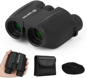 img 4 attached to Compact Binoculars for Kids and Adults - Beenate 10x25 Lightweight Binoculars with Low Light Night Vision, Ideal for Bird Watching, Hunting, Travel, Sightseeing, Outdoor Sports, and Concerts