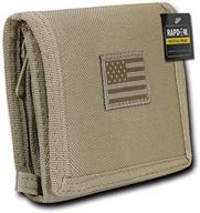 american tactical patriotic military woodland men's accessories and wallets, card cases & money organizers logo