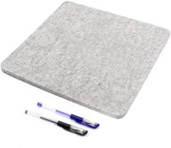 vallenwood's 13.5x13.5 wool pressing mat plus: includes 2 heat pens for quilters. 100% new zealand ironing – perfect for travel, quilting, and crafts. portable heat press iron craft solution. logo