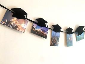 img 3 attached to Alemon Grad Cap Photo Banner Garland Clips: Perfect 2019 Graduation Party Decorations