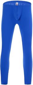 img 4 attached to 👖 YOOBNG Men's Breathable Lightweight Sleepwear Bottoms for Sleep & Lounge - Enhance Comfort and Style!