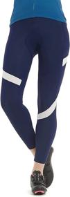 img 4 attached to 🚴 Santic Women's Bike Pants: 4D Padded Cycling Tights for Long Rides with Breathable & Quick Dry Fabric