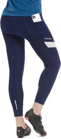 img 2 attached to 🚴 Santic Women's Bike Pants: 4D Padded Cycling Tights for Long Rides with Breathable & Quick Dry Fabric