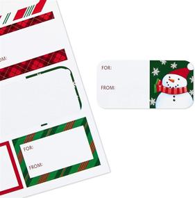 img 1 attached to 🏷️ Набор традиционных наклеек для семейных подарков Hallmark