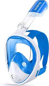 img 4 attached to Greatever Snorkel Mask: Explore the Underwater World with Foldable Panoramic View and Detachable Camera Mount for Adults & Kids