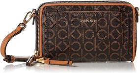 img 4 attached to 👜 Stylish Calvin Klein Margot Textured Crossbody Women's Handbags & Wallets - Perfect for Everyday Fashion