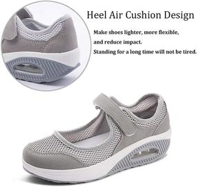 img 1 attached to Comfortable Working Non Slip Adjustable Breathable Women's Shoes and Athletic