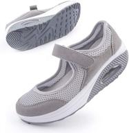 comfortable working non slip adjustable breathable women's shoes and athletic logo