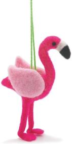 img 4 attached to 🦩 Flamingo Felt Animal Needle Felting Craft Kit - 4'' x 6''