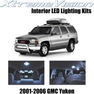🚗 gmc yukon 2001-2006 комплект интерьерных светодиодов xtremevision (18 штук) в стильной белой подсветке + инструмент для легкой установки логотип